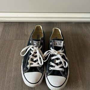 Converse Black Low Top Sneakers